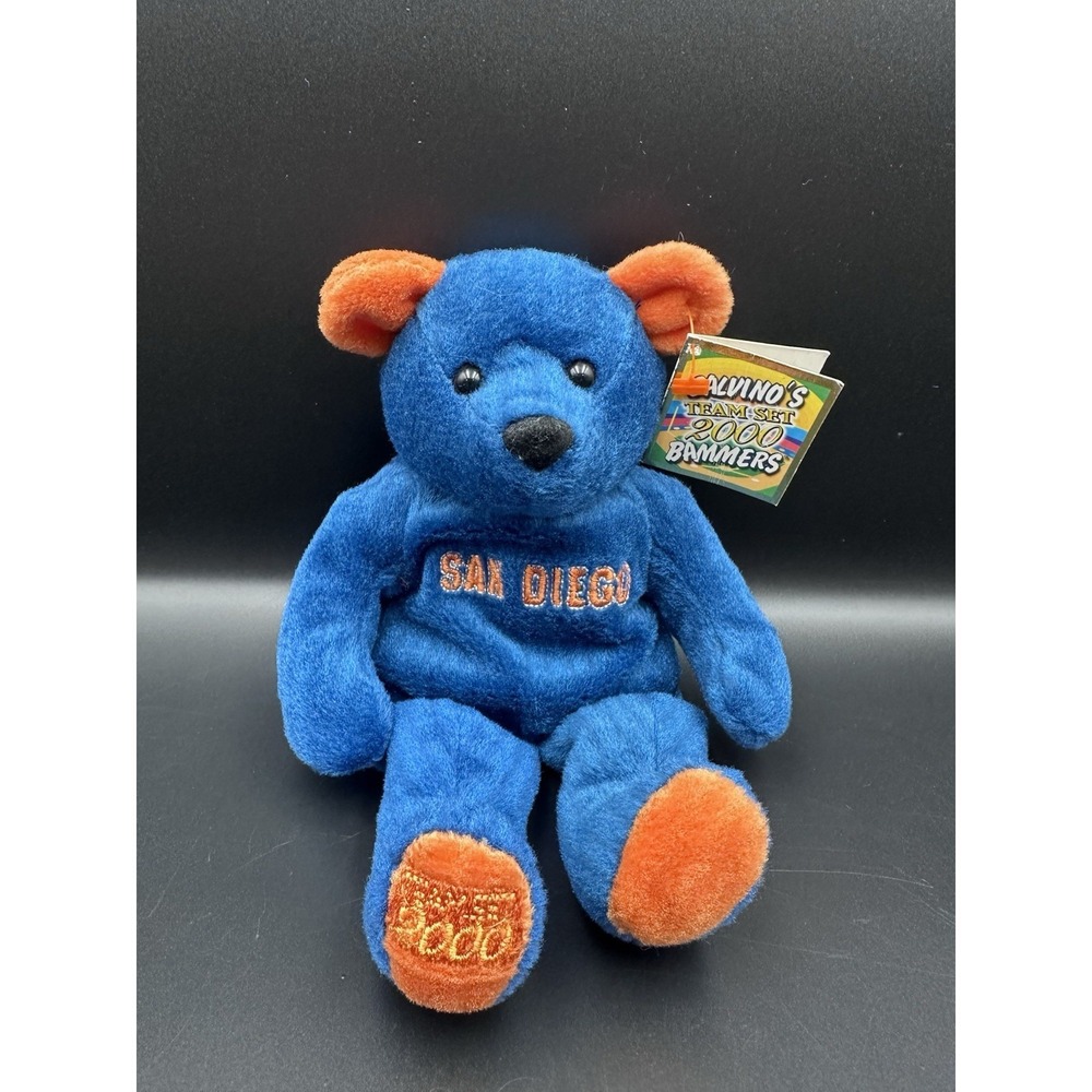 San Diego Tony Gwynn Issue Date April 2nd 2000 PlushBear. New No Box